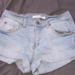 denim shorts